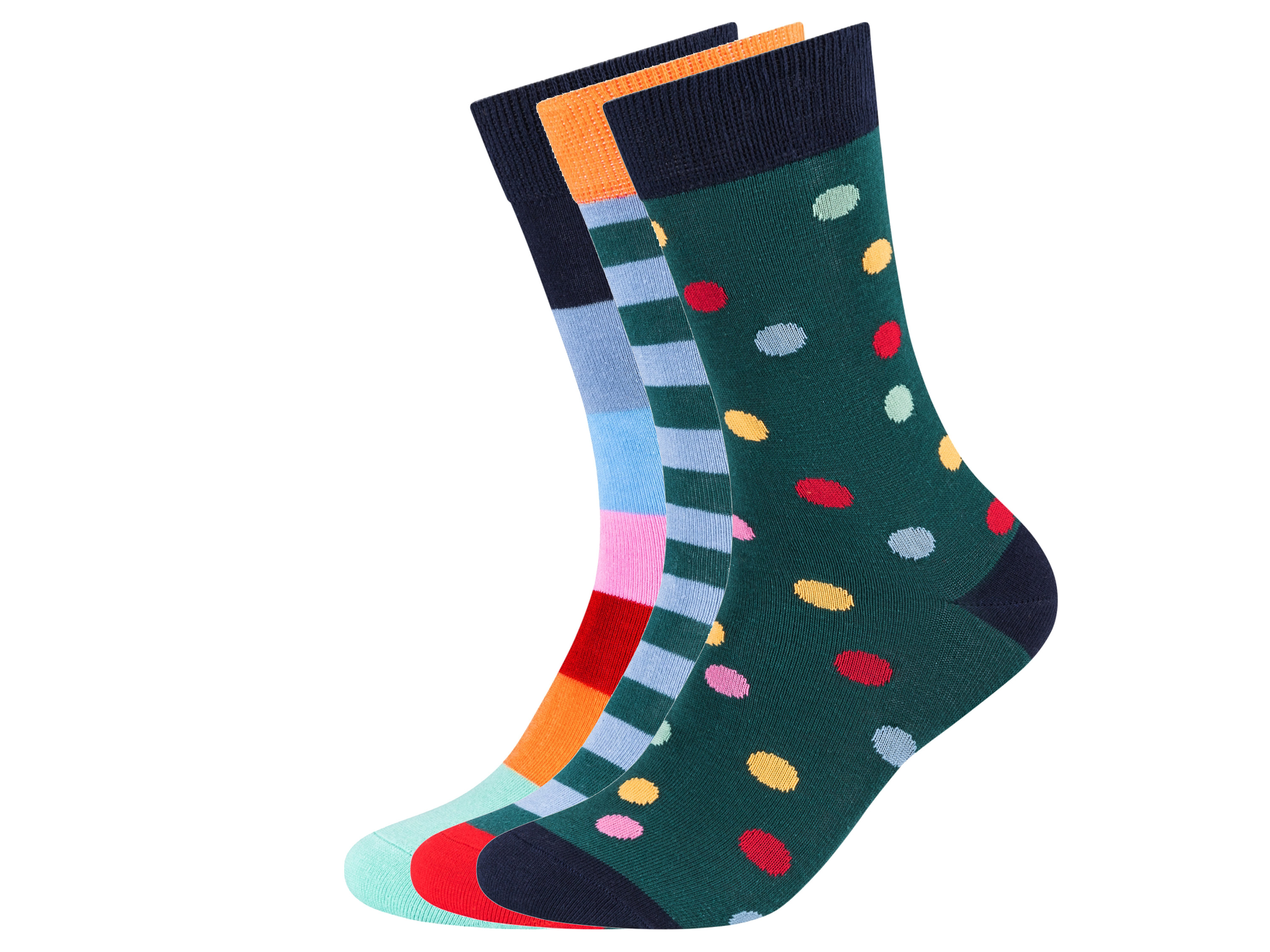 Fun Socks Dámske/Pánske ponožky v darčekovom balení, 3 páry (36/40, farebná)