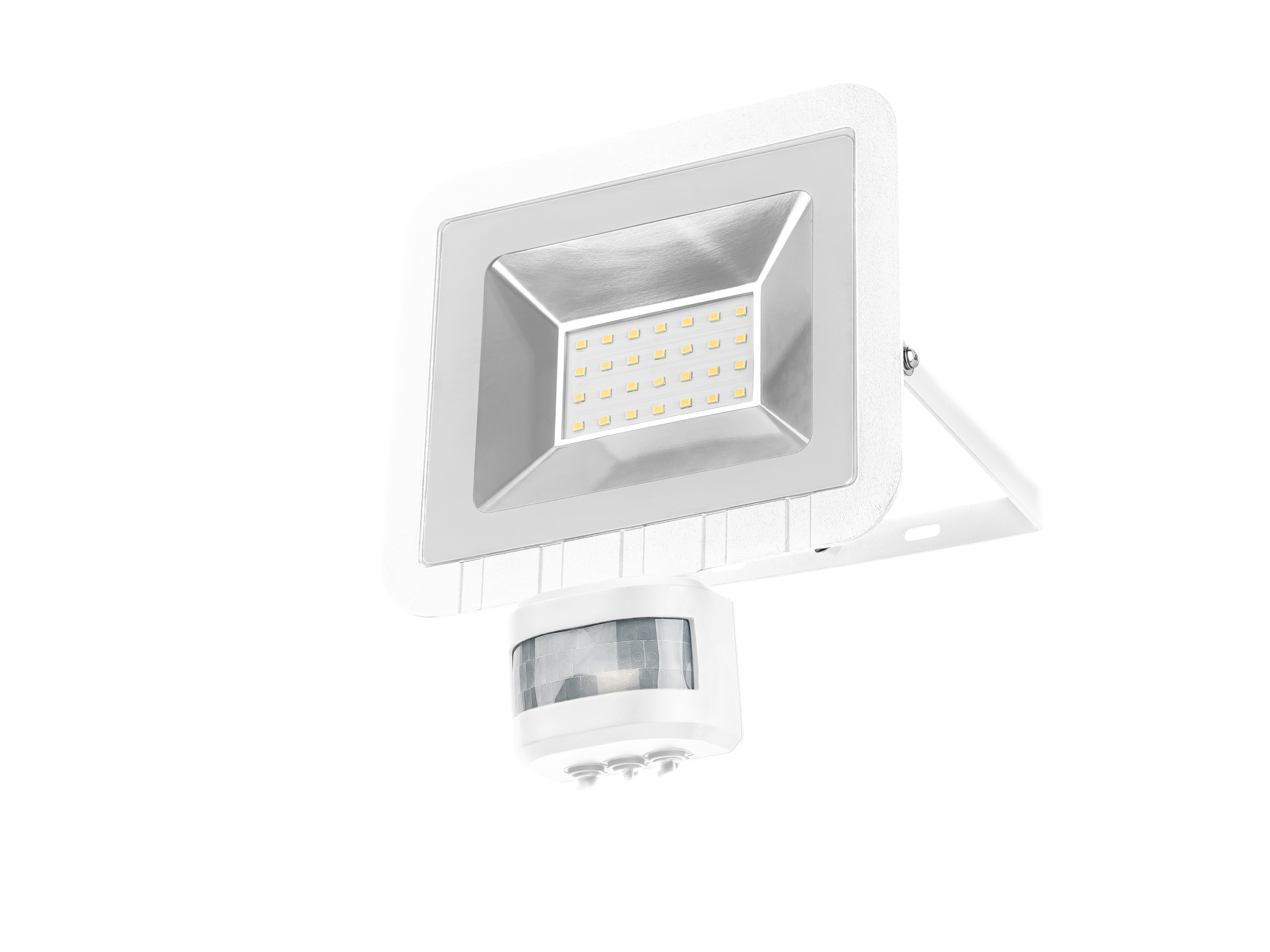 LIVARNO home Vonkajší LED reflektor s pohybovým senzorom (biela)