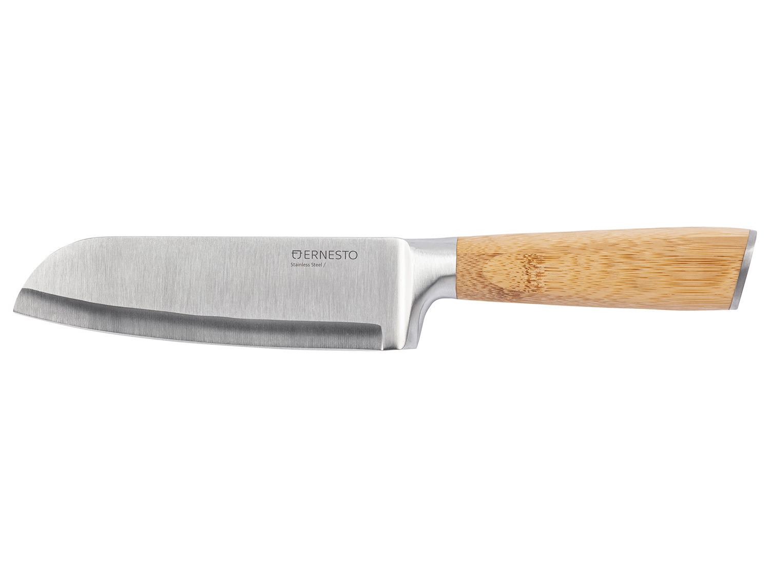 ERNESTO® Kuchynský nôž/Súprava kuchynských nožov (nôž santoku s bambusovou rukoväťou)