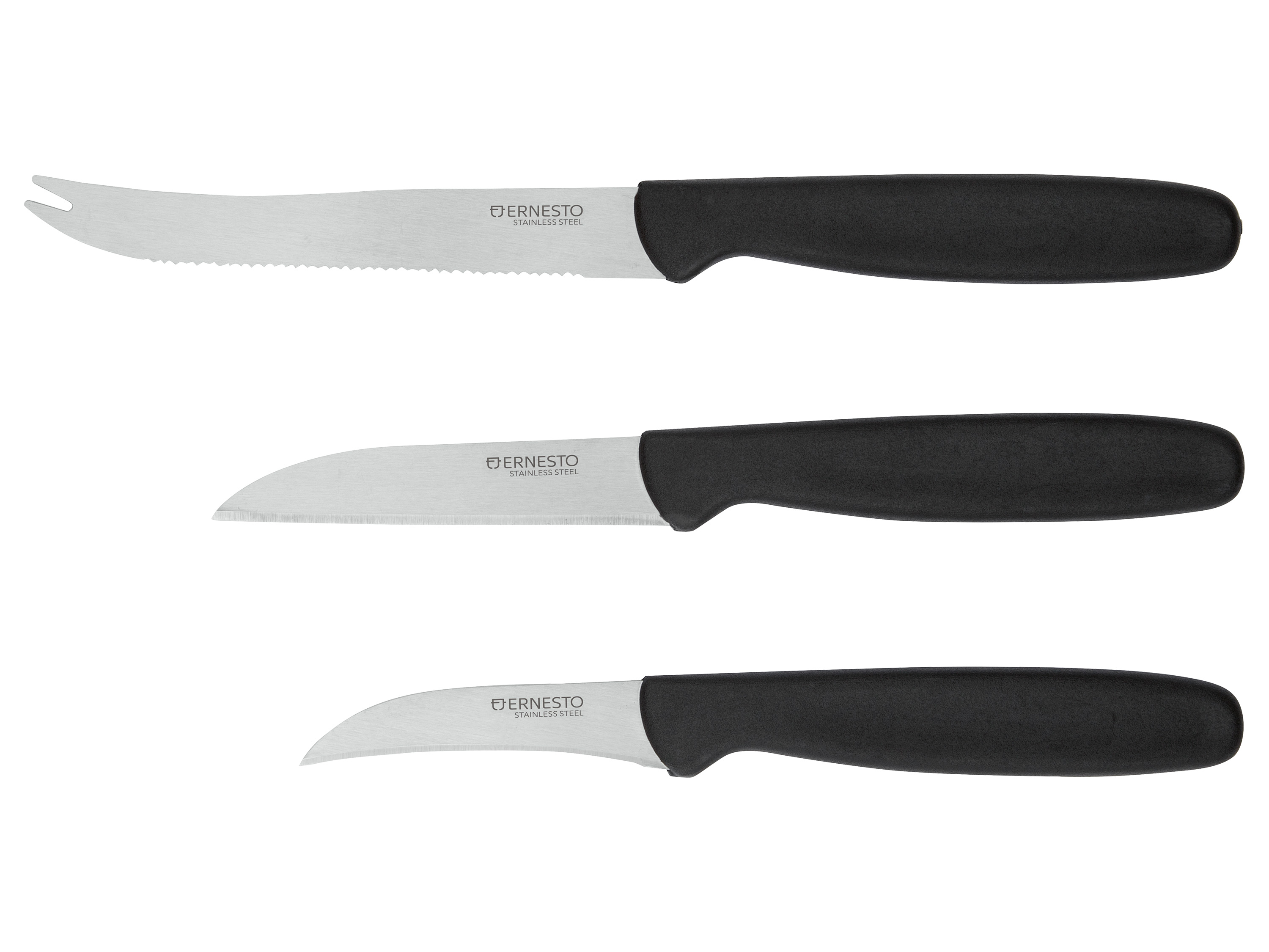 ERNESTO® Nôž/Súprava nožov (kuchynský nôž/nôž na šúpanie ovocia/nôž na paradajky)