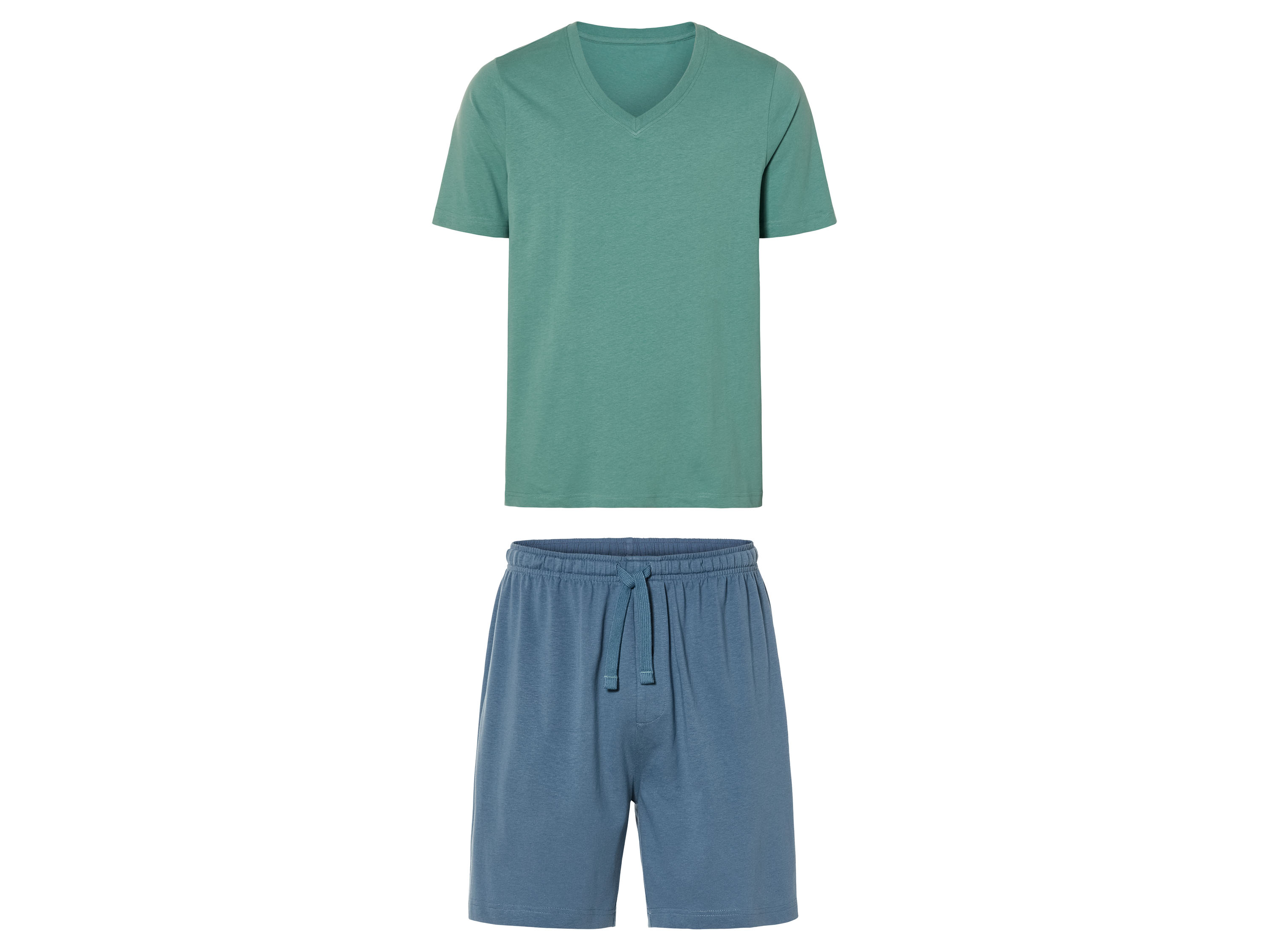 LIVERGY® Pánske pyžamo (M (48/50), zelená/modrá)