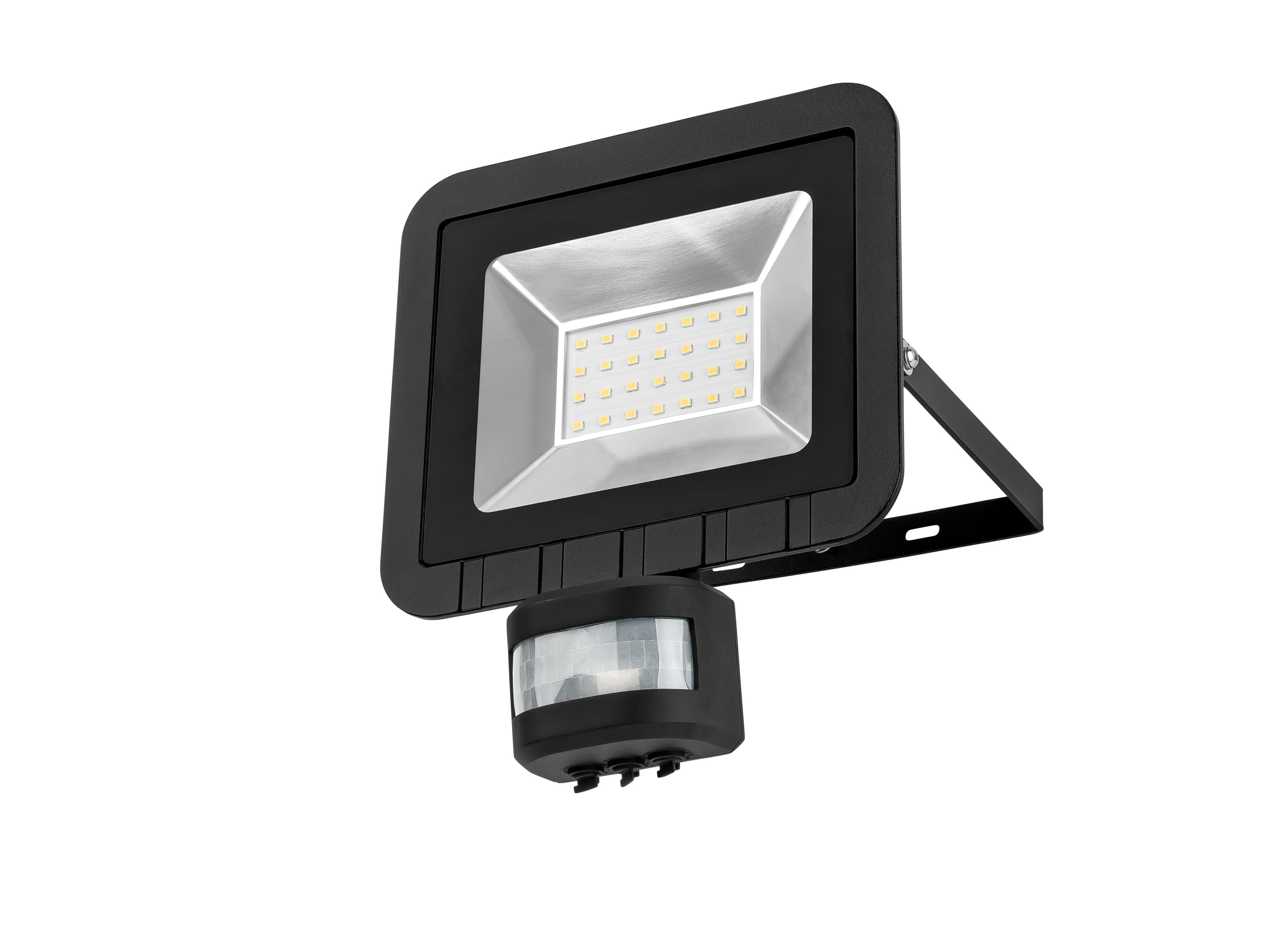 LIVARNO home Vonkajší LED reflektor s pohybovým senzorom (čierna)