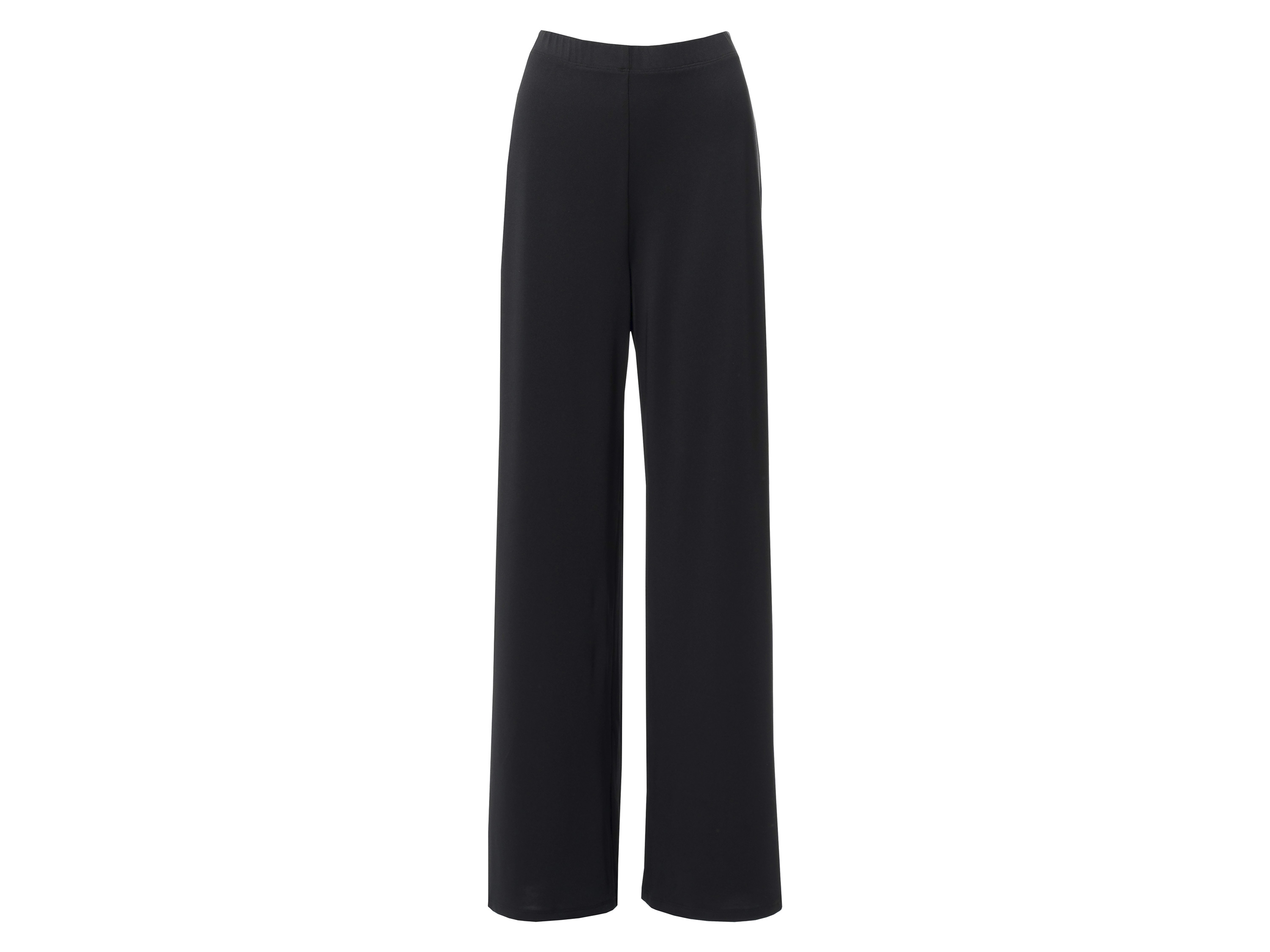 esmara® Dámske široké nohavice, čierne (M (40/42))