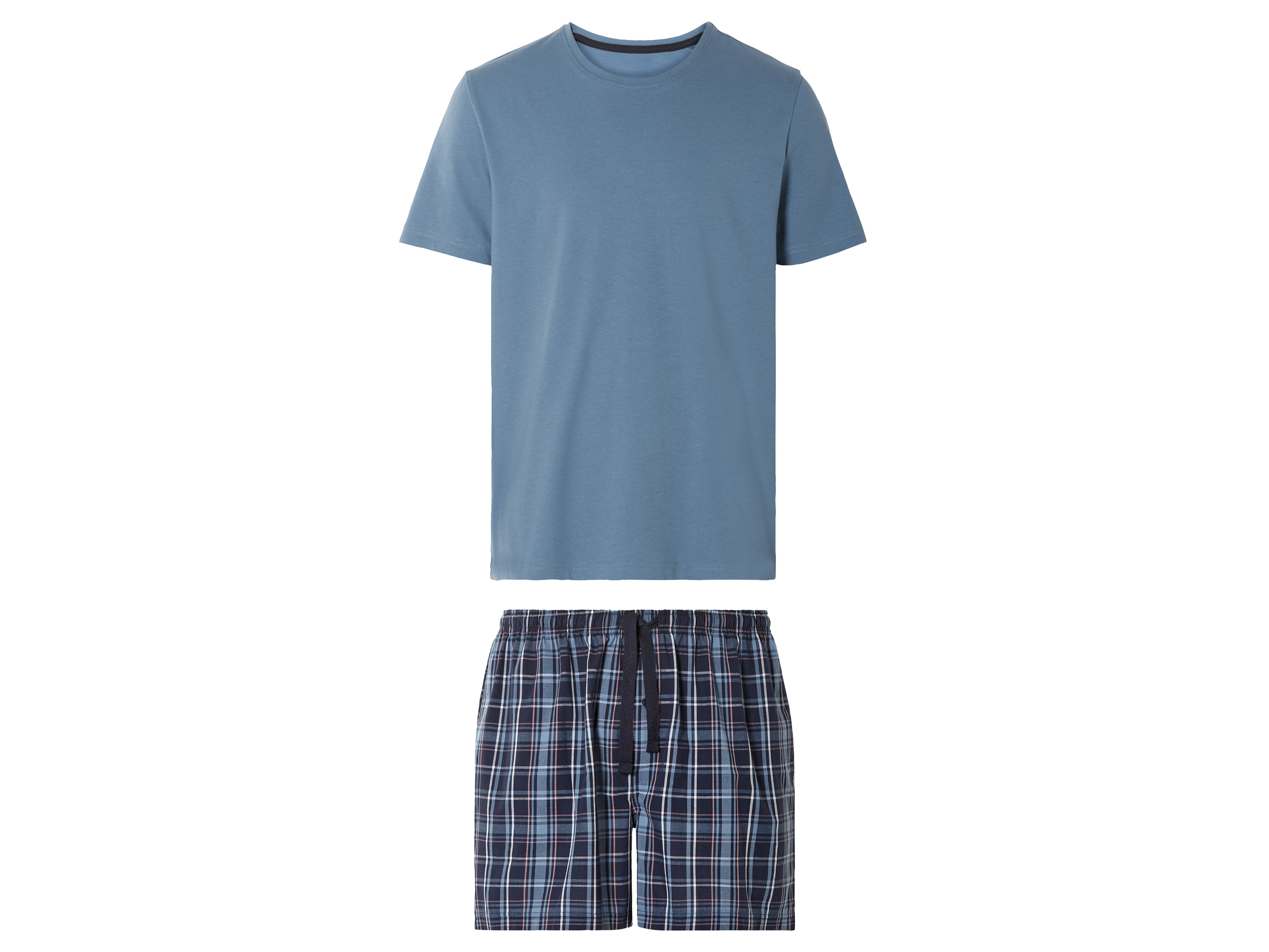 LIVERGY® Pánske krátke pyžamo (M (48/50), modrá)