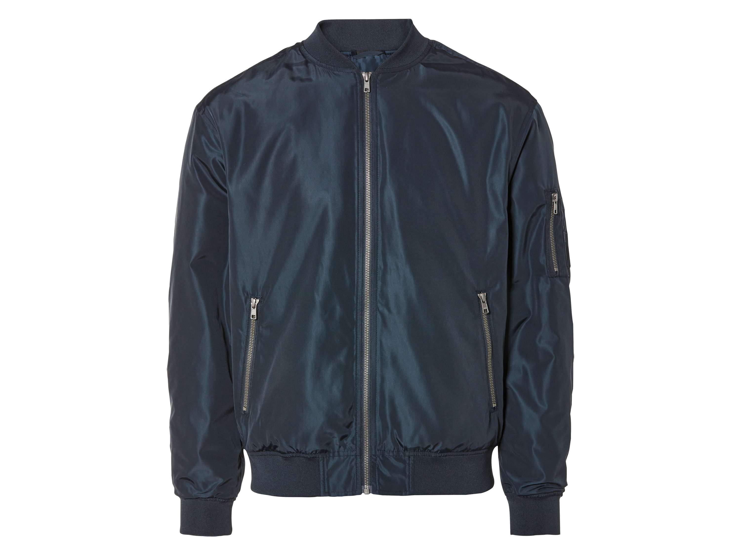 LIVERGY® Pánska bomber bunda (L (52/54), navy modrá)